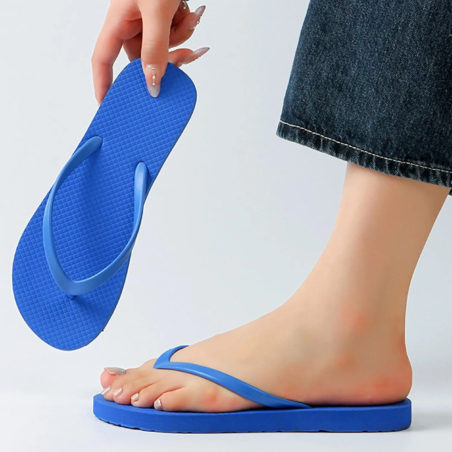 Womens Arch Support Flip Flops Ladies Comfort Lightweight Soft Yoga Mat Cushion Walking Thong Sandals