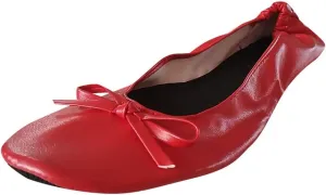 Women's Ballet Flats Round Toe Soft Foldable Dressy Flats Bow Casual Comfort Indoor Outdoor Lightweight Travel Walking Shoes