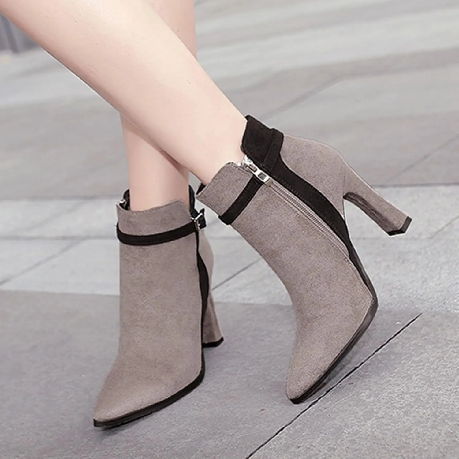 Womens Boots Ankle Wedge Booties for Women White Cowboy Boots Women Womens Boots Size 12 Women High Heel Ankle Boots Chunky Platform Booties Ankle Booties for Women Low Heel Wide Width