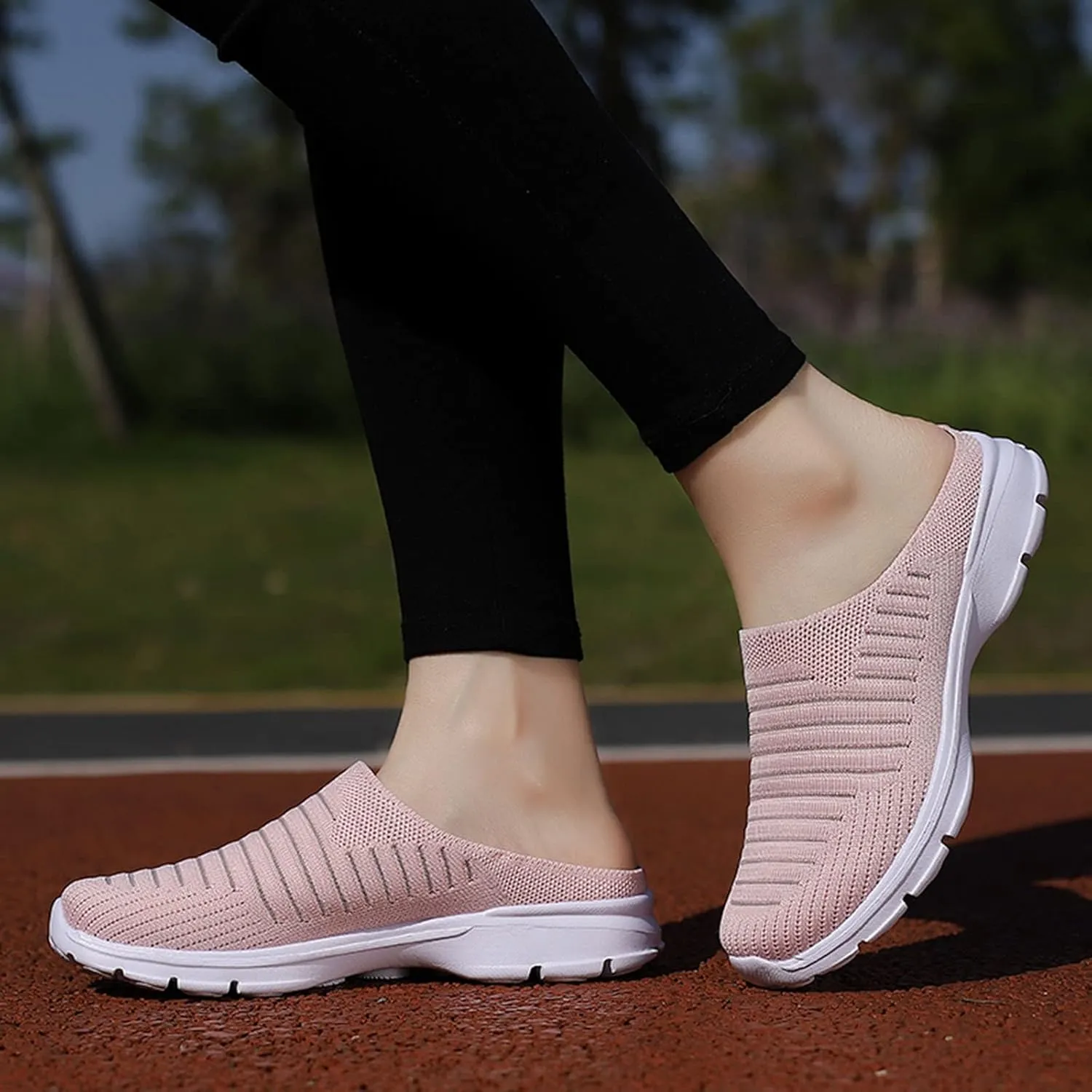 Women's Loafer Flat White Leather Sneakers for Women Hiking Shoes Women Round Toe Slip On Casual Mens Loafers Casual Slip On Black Sneakers for Women