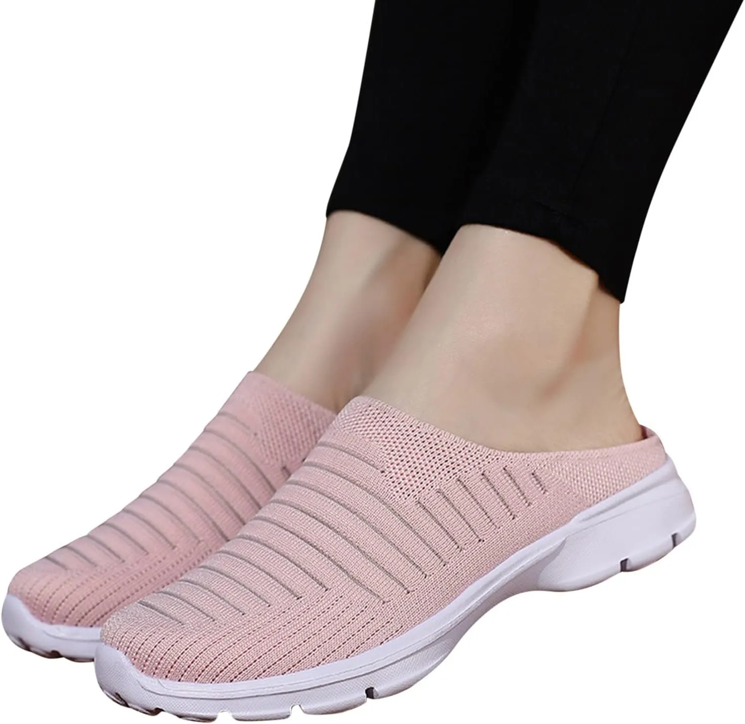 Women's Loafer Flat White Leather Sneakers for Women Hiking Shoes Women Round Toe Slip On Casual Mens Loafers Casual Slip On Black Sneakers for Women