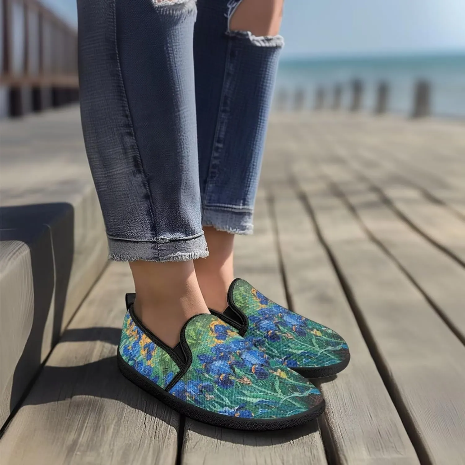 Women's Loafers & Slip-Ons Sunflower Business Slip On Work Flats Comfort Mesh Walking Sneakers Travel Shoes
