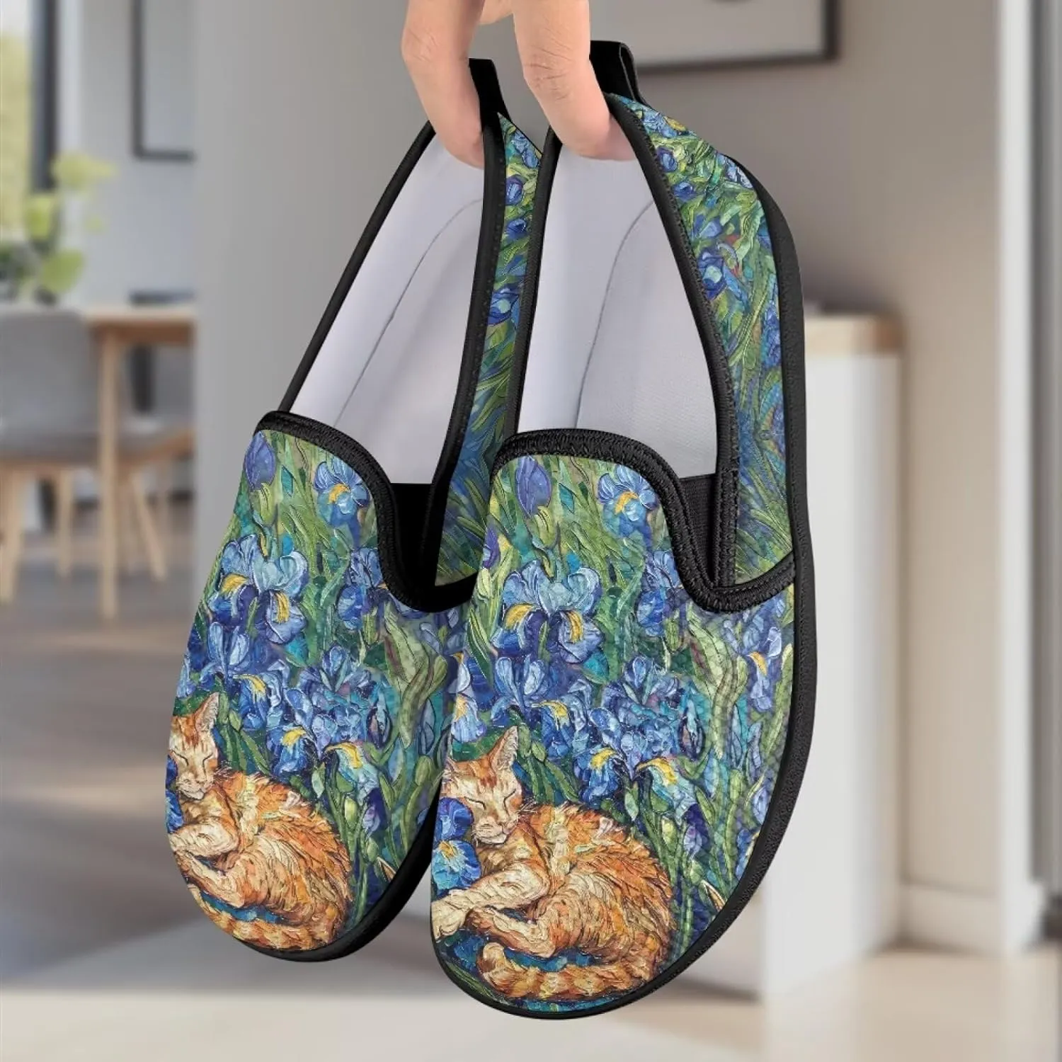 Women's Loafers & Slip-Ons Sunflower Business Slip On Work Flats Comfort Mesh Walking Sneakers Travel Shoes