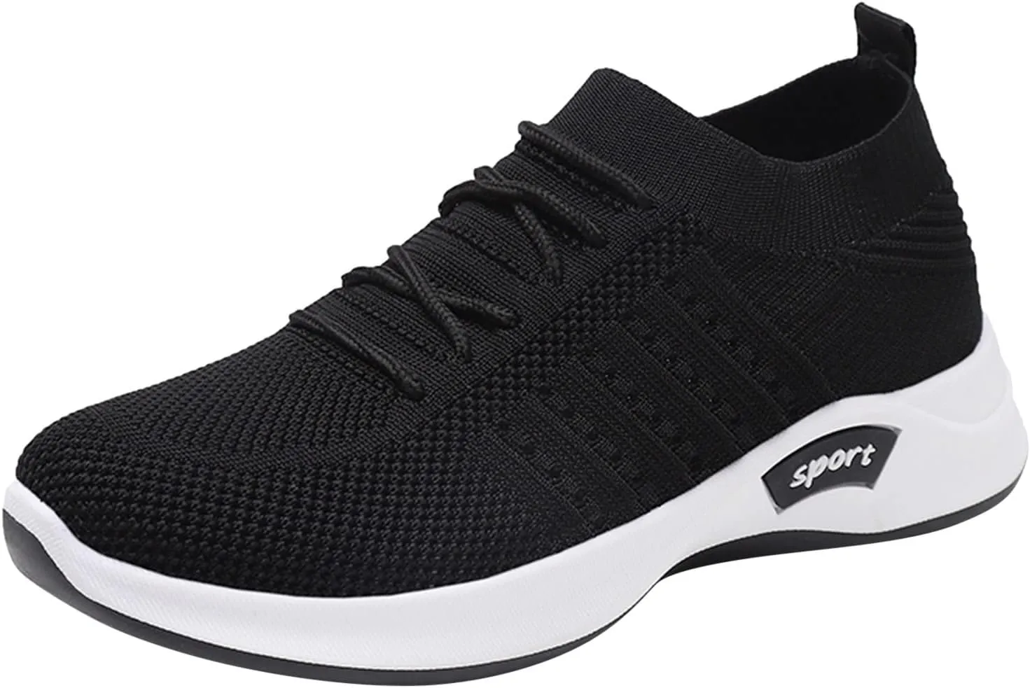 Women's Orthopedic Walking Shoes Sneakers for Ladies 2025 Casual Mesh Summer Slip-On Breathable Shoe Closed Toe Lace up Solid Color Casual Shoe