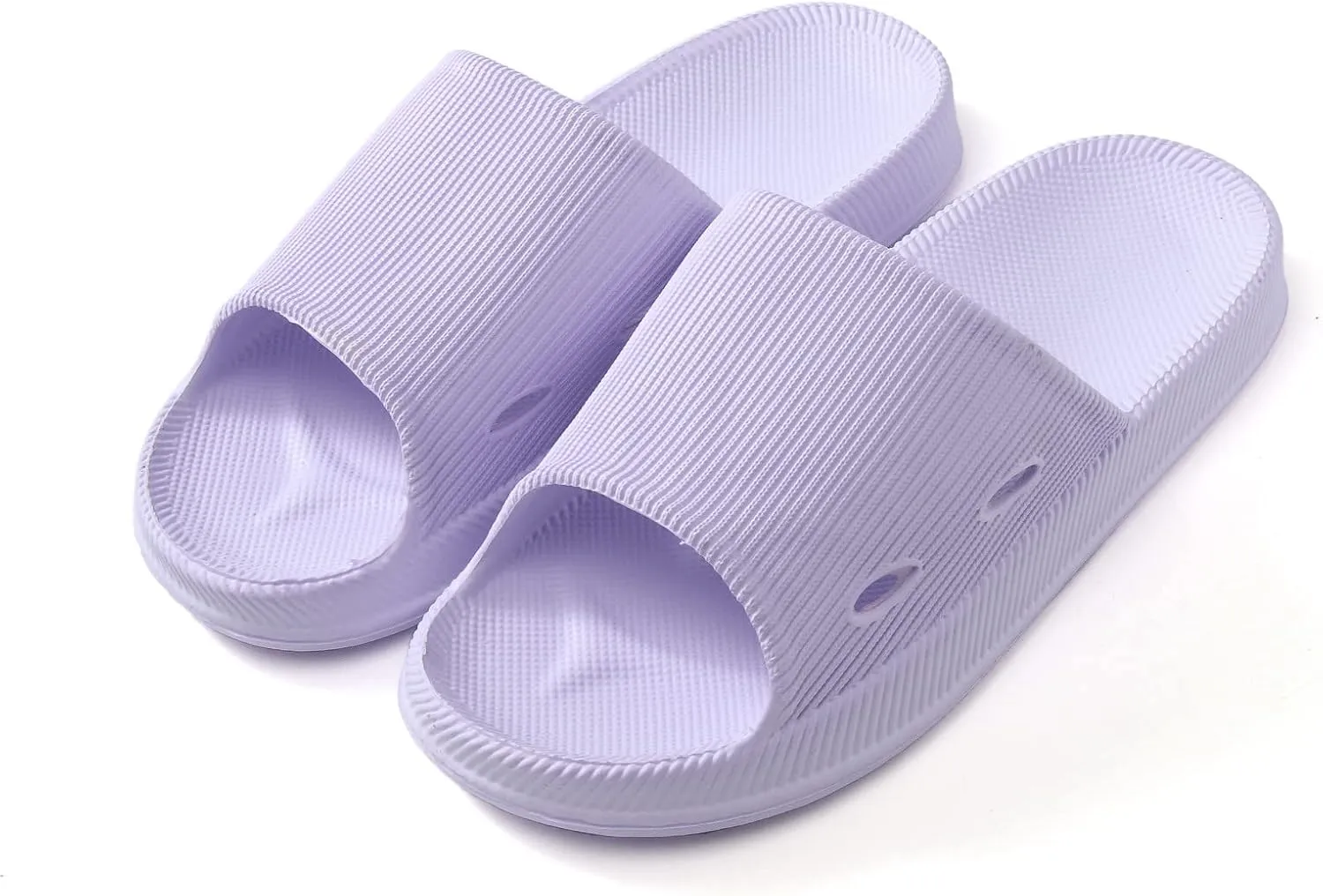 Women's Pillow Slippers Ultra Comfort Non-Slip Shower Sandals Indoor and Outdoor Slim Sandals Women's Slides