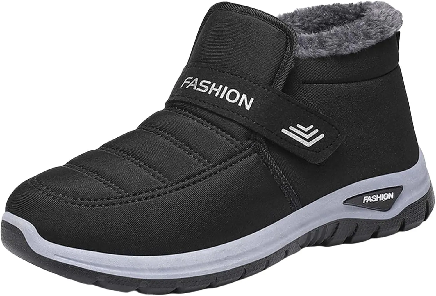 Women's Snow Boots with Heels Winter Boots for Ladies Non Slip Womens Fur Lined Ankle Boot Barefoot Shoes Grounded Footwear Hiking Platform Boots Men Mens Booties Winter
