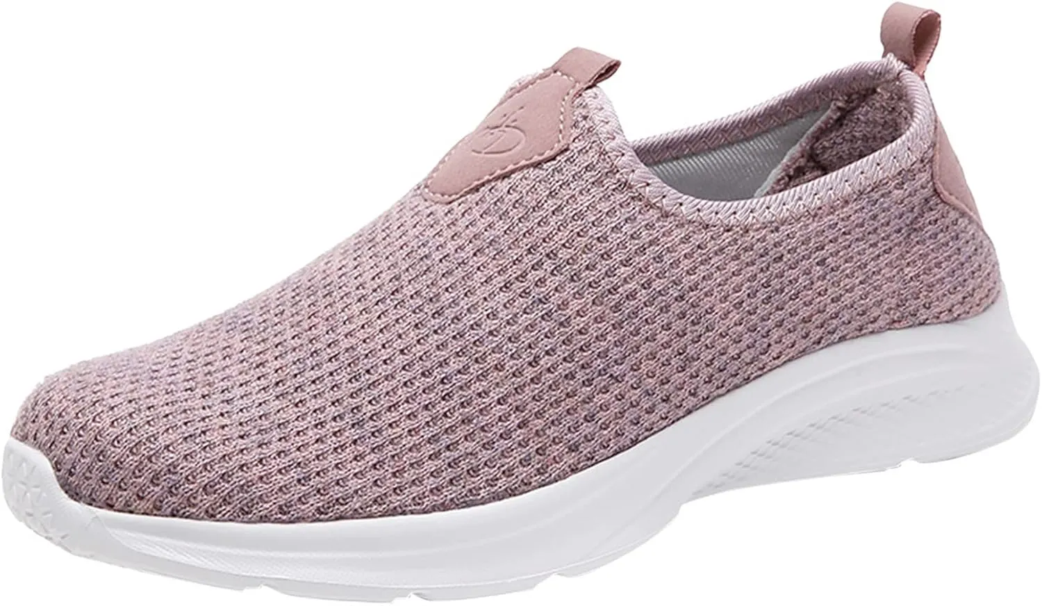 Womens White Tennis Shoes Platform Sneakers for Women Fashion Workout Shoes for Women Round Toe Slip On Casual Mens Loafers White Sneakers Men Wide