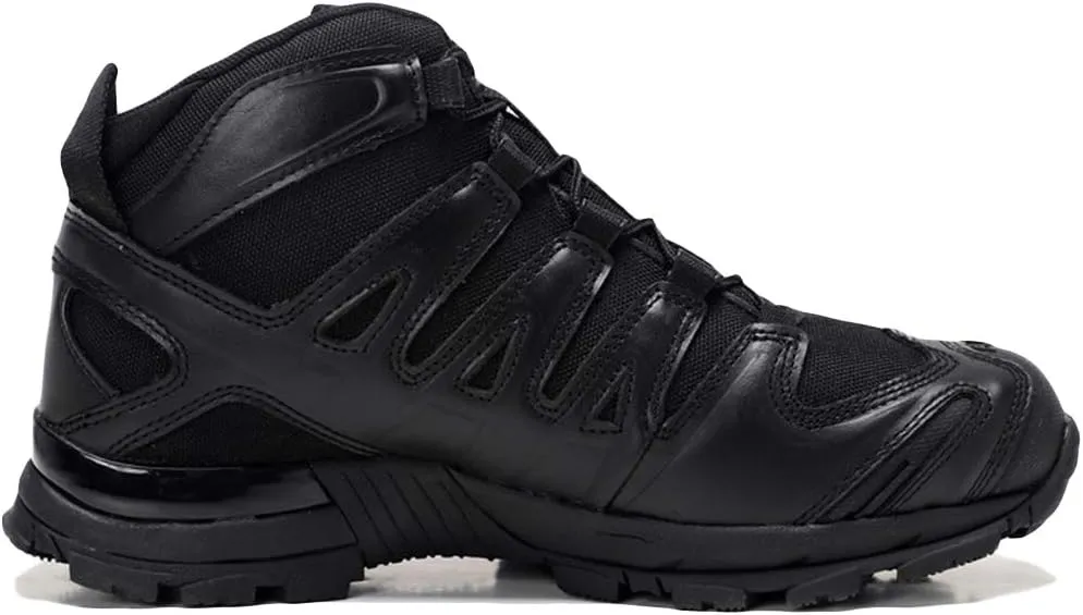 Wygwlg Mens Military Army Jungle Combat Boots Adult Durable Low Rise Hiking Boots Mountain Boots Camping Cadet Biker Boots