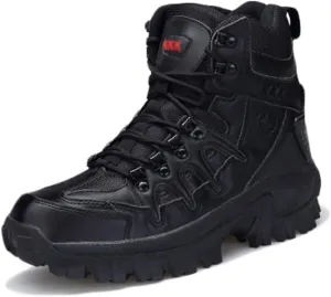Wygwlg Mens Special Forces Boot Lightweight Military Combat Boots Low Rise Hiking Boots Durable Protection Boots